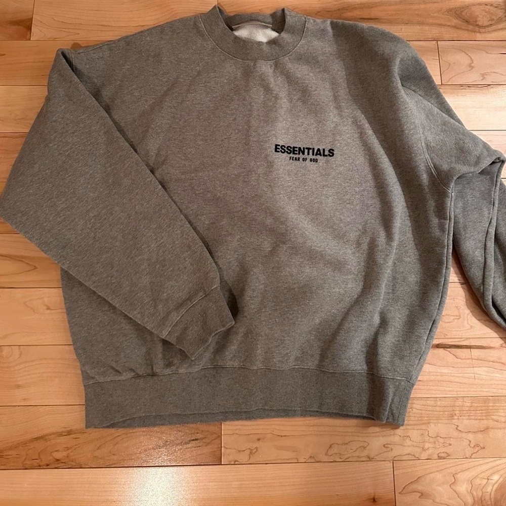 Fear of God Essentials Gray Sweatshirt